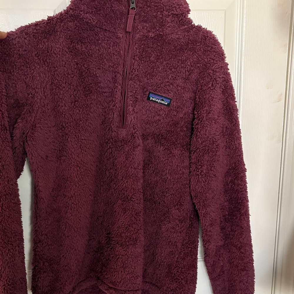 Patagonia Maroon Fleece Pullover